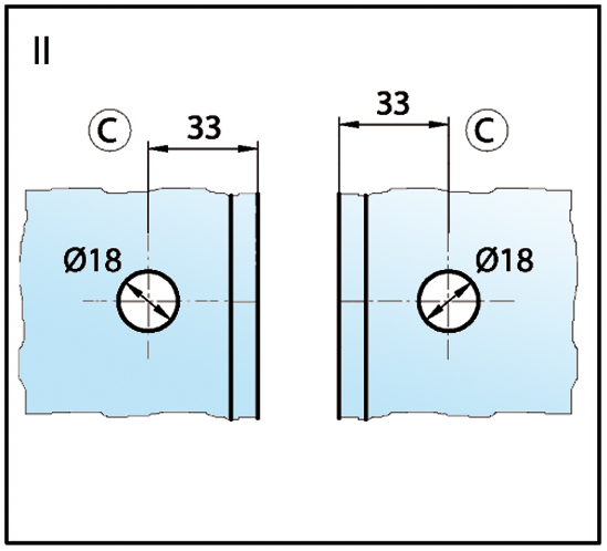 Коннектор Madrid стекло/стекло 90°, хромированный глянцевый ВО 5215434 — изображение 4