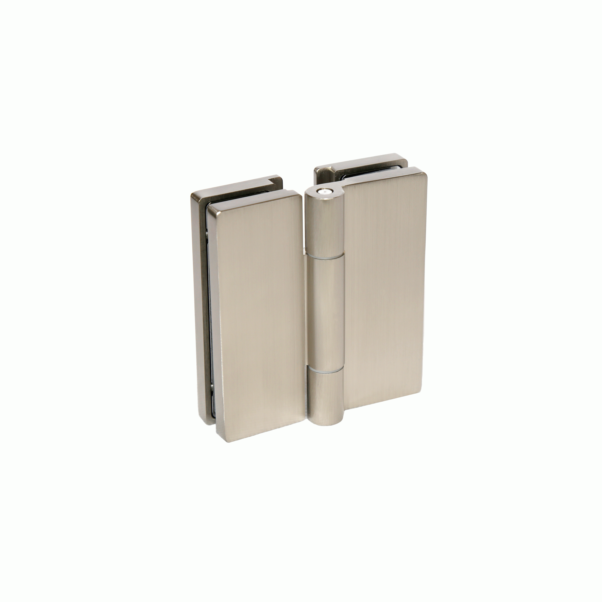 Петля Madrid стекло/стекло 180° внутрь или наружу, шлифованная нержавеющая сталь ВB 5215432S — изображение 2