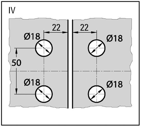 Петля Madrid стекло/стекло 180° внутрь или наружу, шлифованная нержавеющая сталь ВB 5215432S — изображение 12