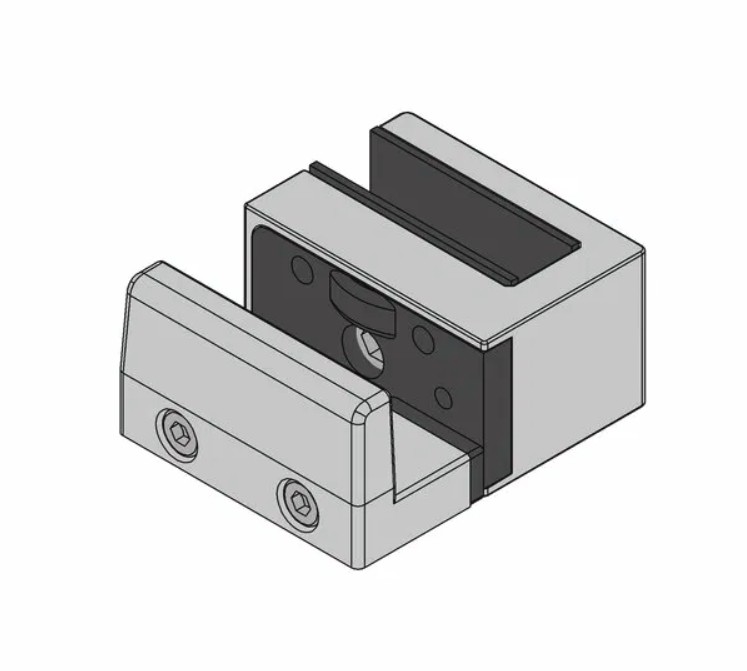 MasterTrack ST напольная направляющая для раздвижной двери, черный анодированный BO 5700065 — изображение 5