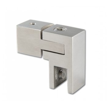 Basic Square коннектор штанга к стеклу регулируемый цвет шлиф.нерж. BO 5420256